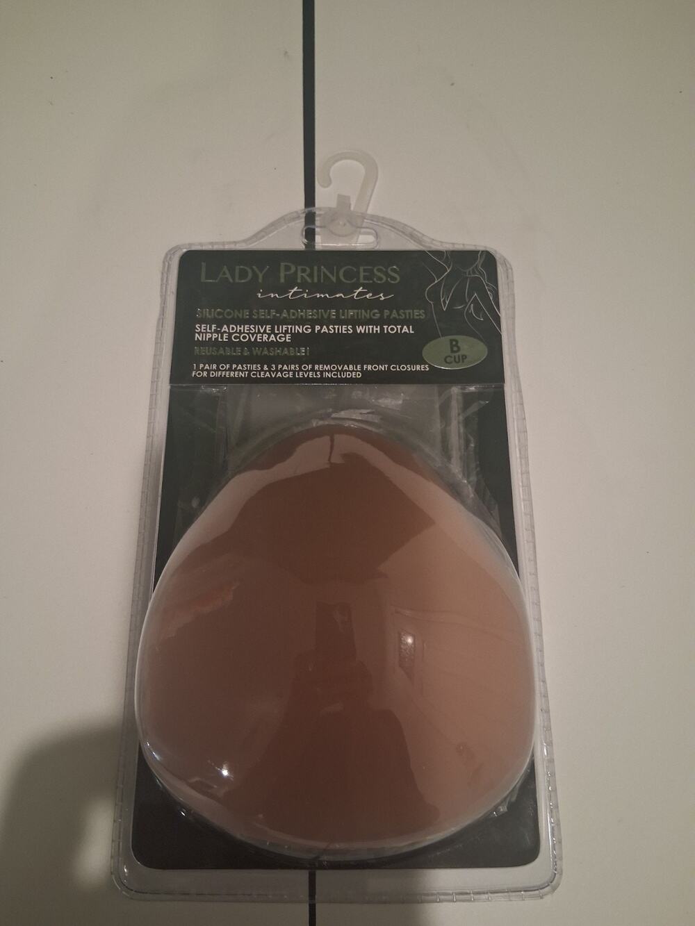 Lady Princess Intimates Silicone Self-Adhesive Lifting Pasties Cup B NIB